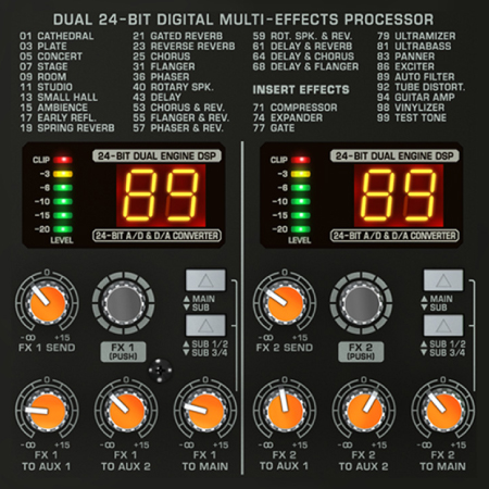 Analog Mixer Behringer SX3242FX